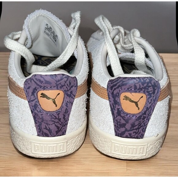 PUMA Suede Vintage SC Sneakers, White/Sweet Grape/Marshmallow,Size 6.5 main image 6